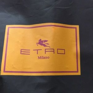 Etro garment bag. Travel in style.
